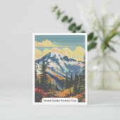 Mount Rainier National Park, Washington USA Postkarte (Stehend Vorderseite)