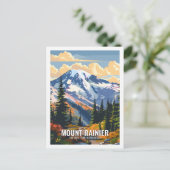 Mount Rainier National Park Washington USA Postkarte (Stehend Vorderseite)