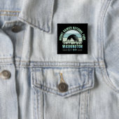 Mount Rainier National Park Washington USA Retro Button (Beispiel)