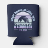 Mount Rainier National Park Washington USA Retro Dosenkühler (Rückseite)
