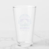 Mount Rainier National Park Washington USA Retro Glas (Rückseite)