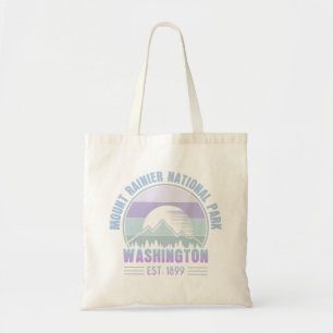 Mount Rainier National Park Washington USA Retro Tragetasche