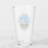 Mount Rainier National Park – Wilderness Pint Glas (Rückseite)