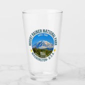 Mount Rainier National Park – Wilderness Pint Glas (Vorderseite)