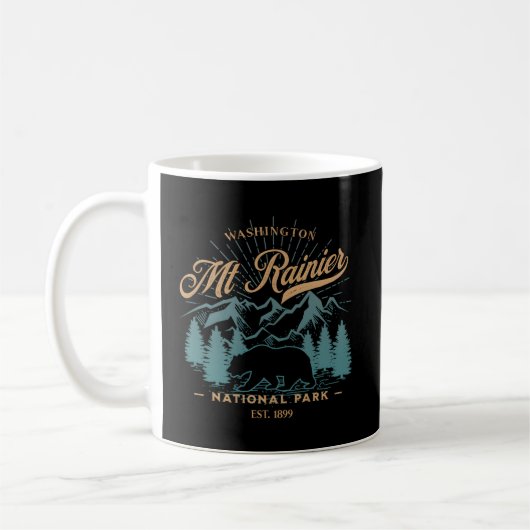 Mount Rainier Nationalpark Bear Kaffeetasse (Links)