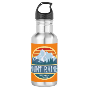 Mount Rainier Nationalpark Edelstahlflasche
