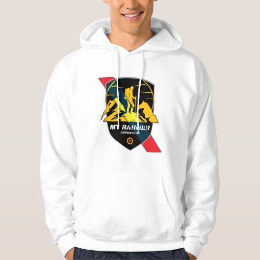 Mount Rainier Nationalpark Hoodie (Vorderseite)