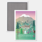 Mount Rainier Nationalpark Kühlschrank Magnet (Vorderseite/Rückseite)