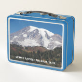 Mount Rainier Nationalpark Landschaft Metall Brotdose (Rückseite)