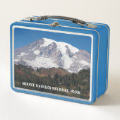 Mount Rainier Nationalpark Landschaft Metall Brotdose (Vorderseite)