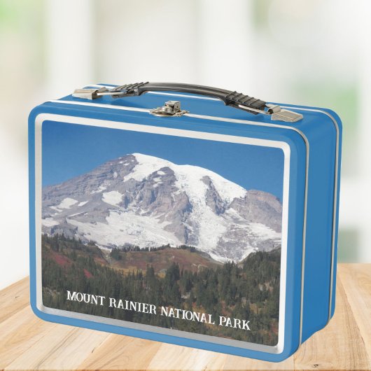 Mount Rainier Nationalpark Landschaft Metall Brotdose