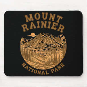 Mount Rainier Nationalpark Reisender Naturliebhabe Mousepad