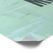 Mount Rainier Nationalpark Reiseplakat Poster (Ecke)