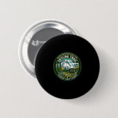 Mount Rainier Nationalpark Skyline Trail Vintage Button (Vorne & Hinten)