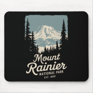 Mount Rainier Nationalpark Souvenir Natur Outdoor Mousepad