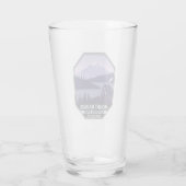 Mount Rainier Nationalpark Washington Cabin Retro Glas (Rückseite)