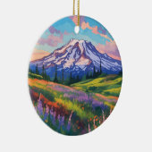 Mount Rainier Nationalpark Washington Keramik Ornament (Rechts)