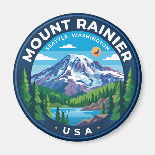 Mount Rainier Nationalpark Washington Magnet