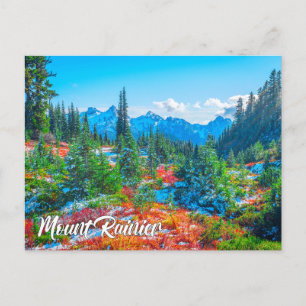 Mount Rainier Nationalpark, Washington Postkarte