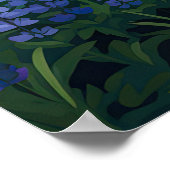 Mount Rainier Nationalpark Washington Retro Poster (Ecke)