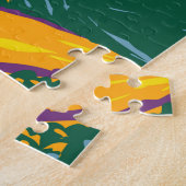 Mount Rainier Nationalpark Washington Retro Puzzle (Seite)