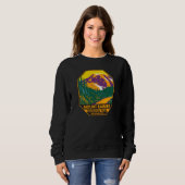 Mount Rainier Nationalpark Washington Retro Sweatshirt (Vorne ganz)
