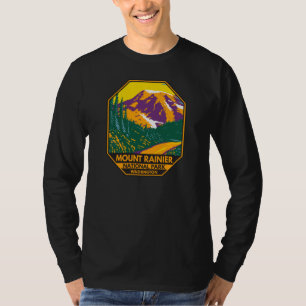 Mount Rainier Nationalpark Washington Retro T-Shirt