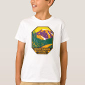 Mount Rainier Nationalpark Washington Retro T-Shirt (Vorderseite)