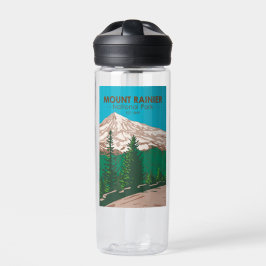 Mount Rainier Nationalpark Washington Vintag Trinkflasche