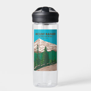 Mount Rainier Nationalpark Washington Vintage Trinkflasche
