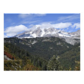 Mount Rainier Panoramatal-Landschaft Fotodruck (Vorne)