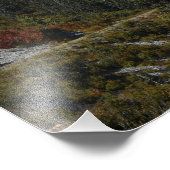 Mount Rainier Panoramatal-Landschaft Fotodruck (Ecke)
