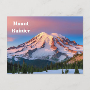 Mount Rainier Postcard Postkarte
