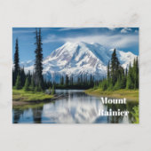 Mount Rainier Postcard Postkarte (Vorderseite)