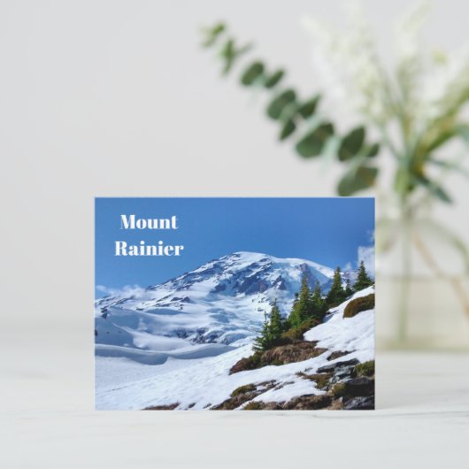 Mount Rainier Postcard Postkarte (Stehend Vorderseite)