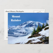 Mount Rainier Postcard Postkarte (Vorne/Hinten)