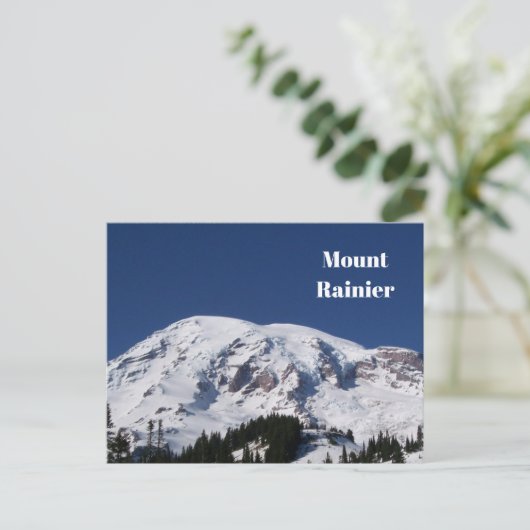 Mount Rainier Postcard Postkarte (Stehend Vorderseite)