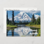 Mount Rainier Postcard Postkarte (Vorne/Hinten)