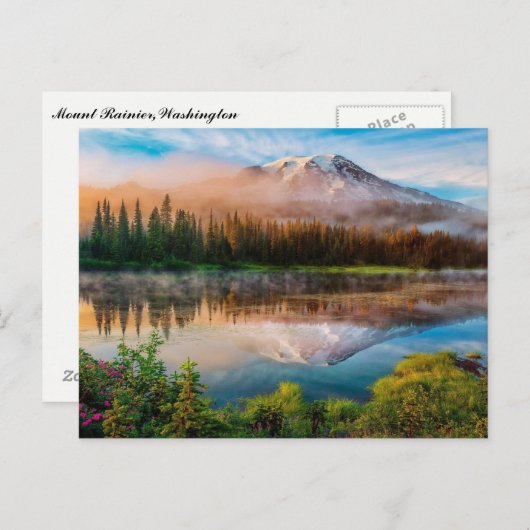 Mount Rainier Postcard Postkarte (Vorne/Hinten)