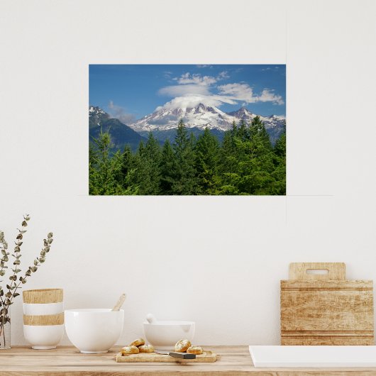 Mount Rainier Poster (Küche)