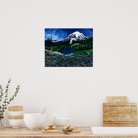 Mount Rainier Poster (Küche)