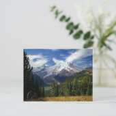 Mount Rainier Postkarte (Stehend Vorderseite)