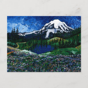 Mount Rainier Postkarte