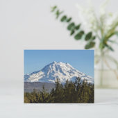 Mount Rainier Postkarte (Stehend Vorderseite)
