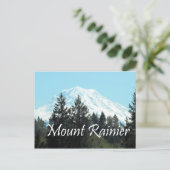 Mount Rainier Postkarte (Stehend Vorderseite)