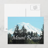 Mount Rainier Postkarte (Vorne/Hinten)