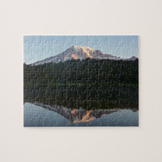 Mount Rainier reflektiert Sonnenaufgang I Puzzle (Horizontal)