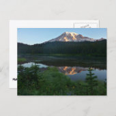 Mount Rainier reflektiert Sonnenaufgang II Postkarte (Vorne/Hinten)