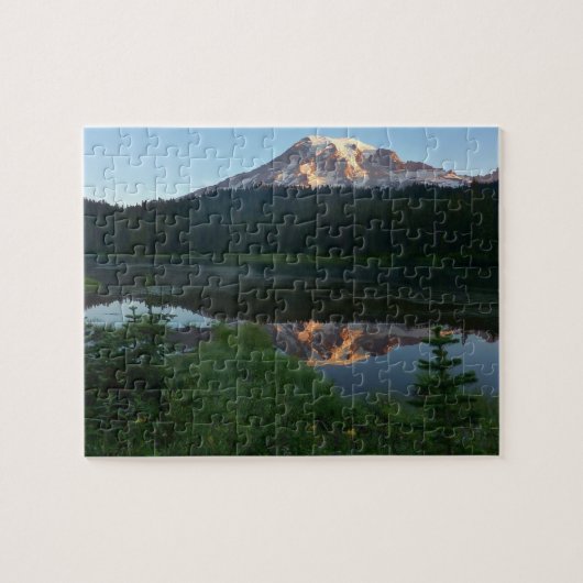 Mount Rainier reflektiert Sonnenaufgang II Puzzle (Horizontal)