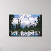 Mount Rainier | Reflektion in einem Bergteich Leinwanddruck (Vorderseite)